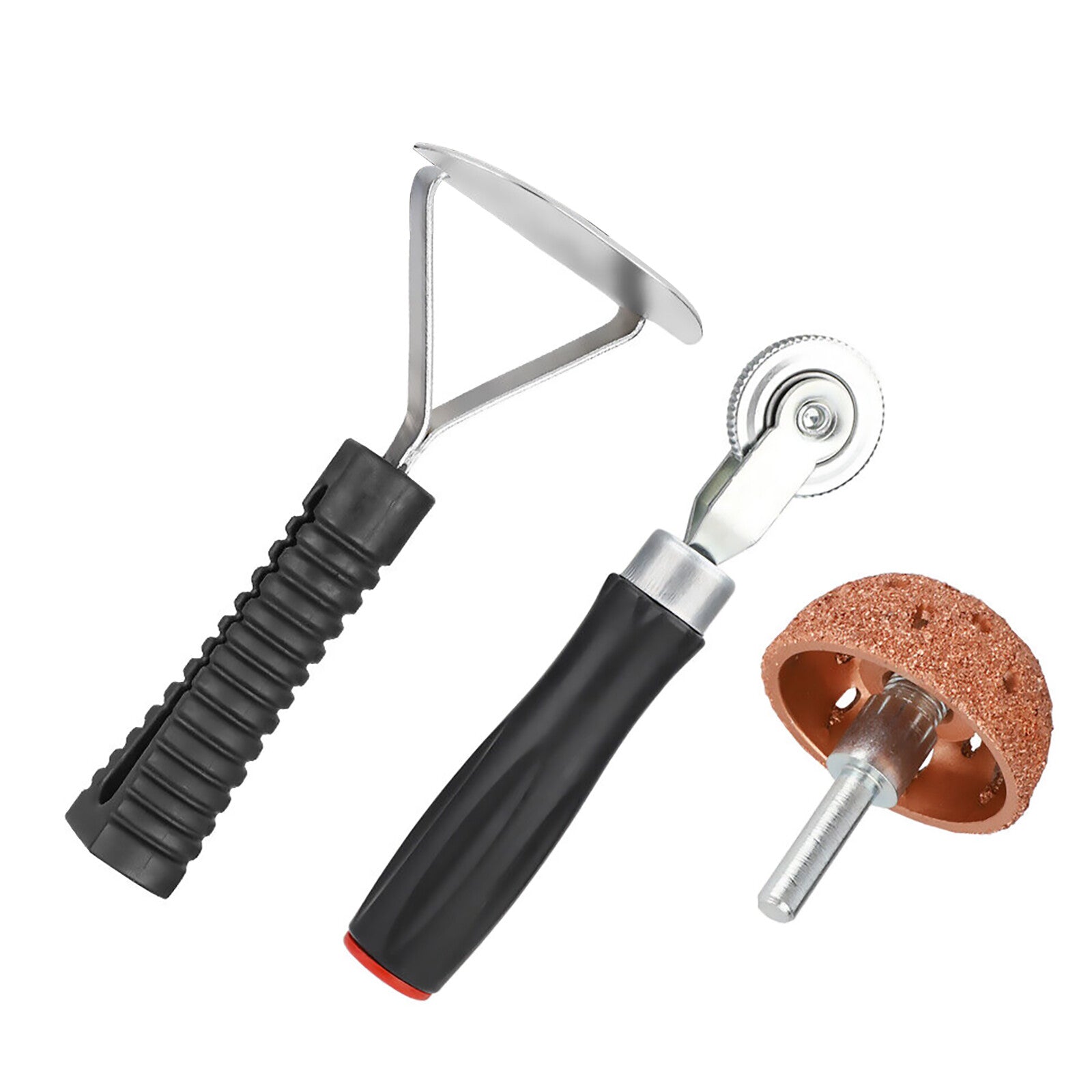 42mm Tire Patch Roller With Liner Scraper  Tire Repair Buffing Wheel For Truck