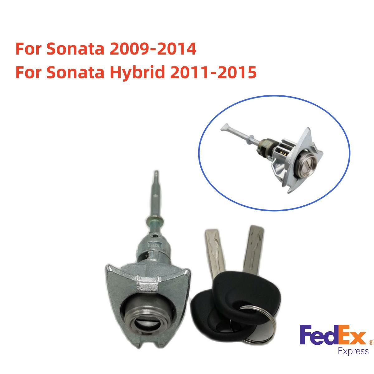 Door Lock Cylinder + 2 Keys for Hyundai Sonata 2009-2014 Driver Side 81970-3SA00