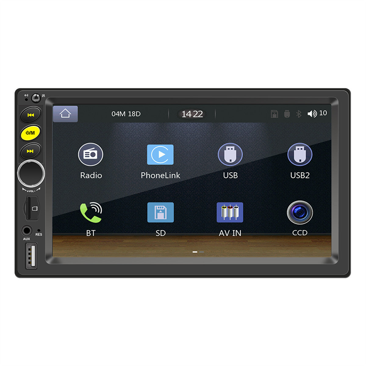 For Apple CarPlay Stereo Car Radio Android Auto Bluetooth MP5 Player Head Unit Q