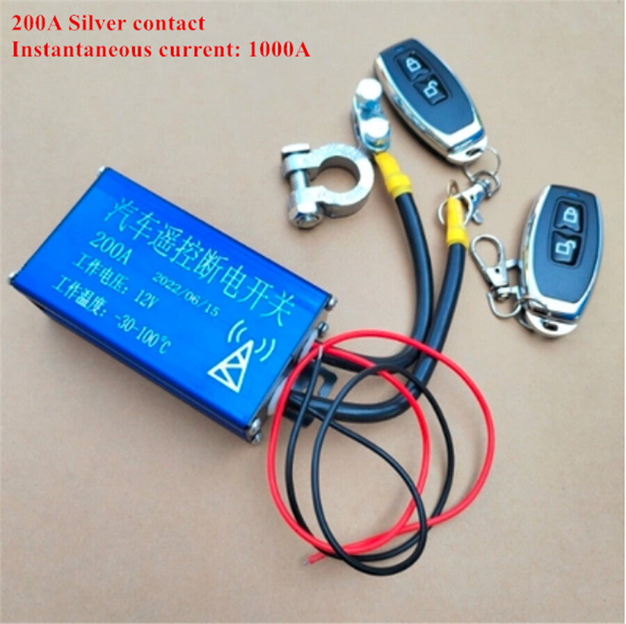 Wireless Remote Control Car Truck Battery Cut-off Disconnect Master Kill Switch