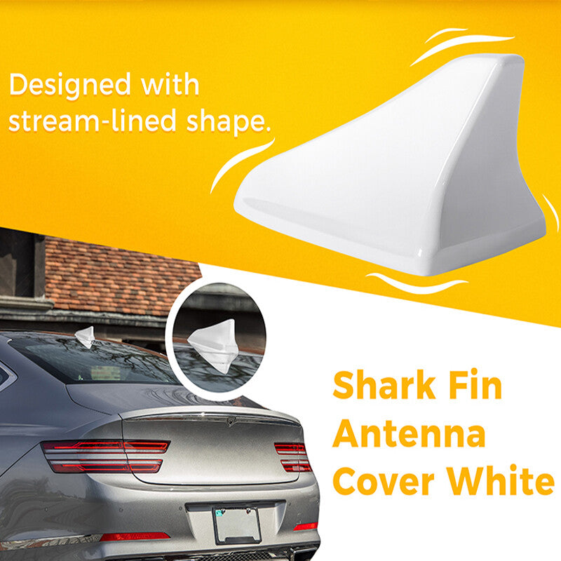 Suitable for 2014-2019 for Kia Optima Snow White SWP Shark Fin Antenna Cover Airborne Q