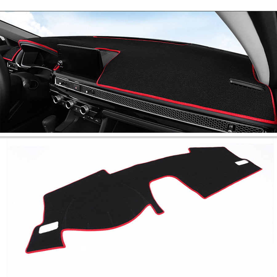 RedBlack Dashboard Dash Mat DashMat Sun Cover Pad for Honda for Civic Sedan 2022-23
