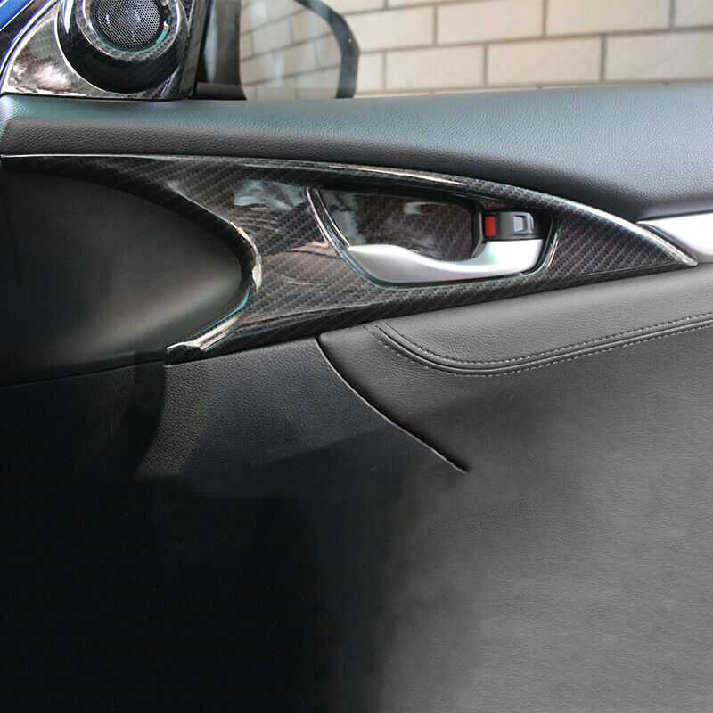 4P For Kicks 2018-2021 Chrome Steel Car Door Body Side Molding Cover Trim v