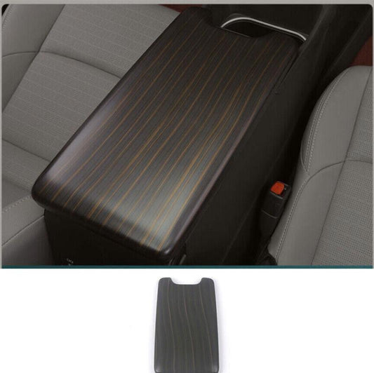 for Toyota BZ4X 23-24 Wood Grain Style Central Console Armrest Box Cover Trim 1X