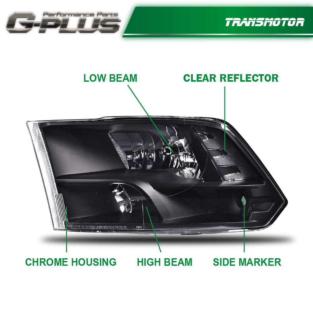 2009 - 2012 for Ram 1500 2500 3500 Black Dragon Pack - v