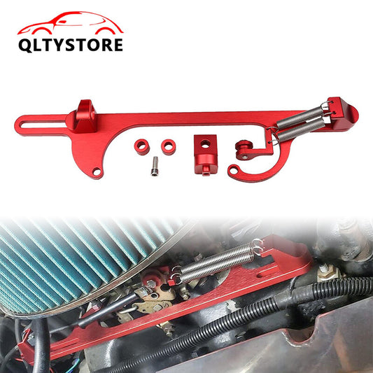 Throttle Cable Carb Bracket Carburetor Aluminum for Holley4150 4160 Series Red Q