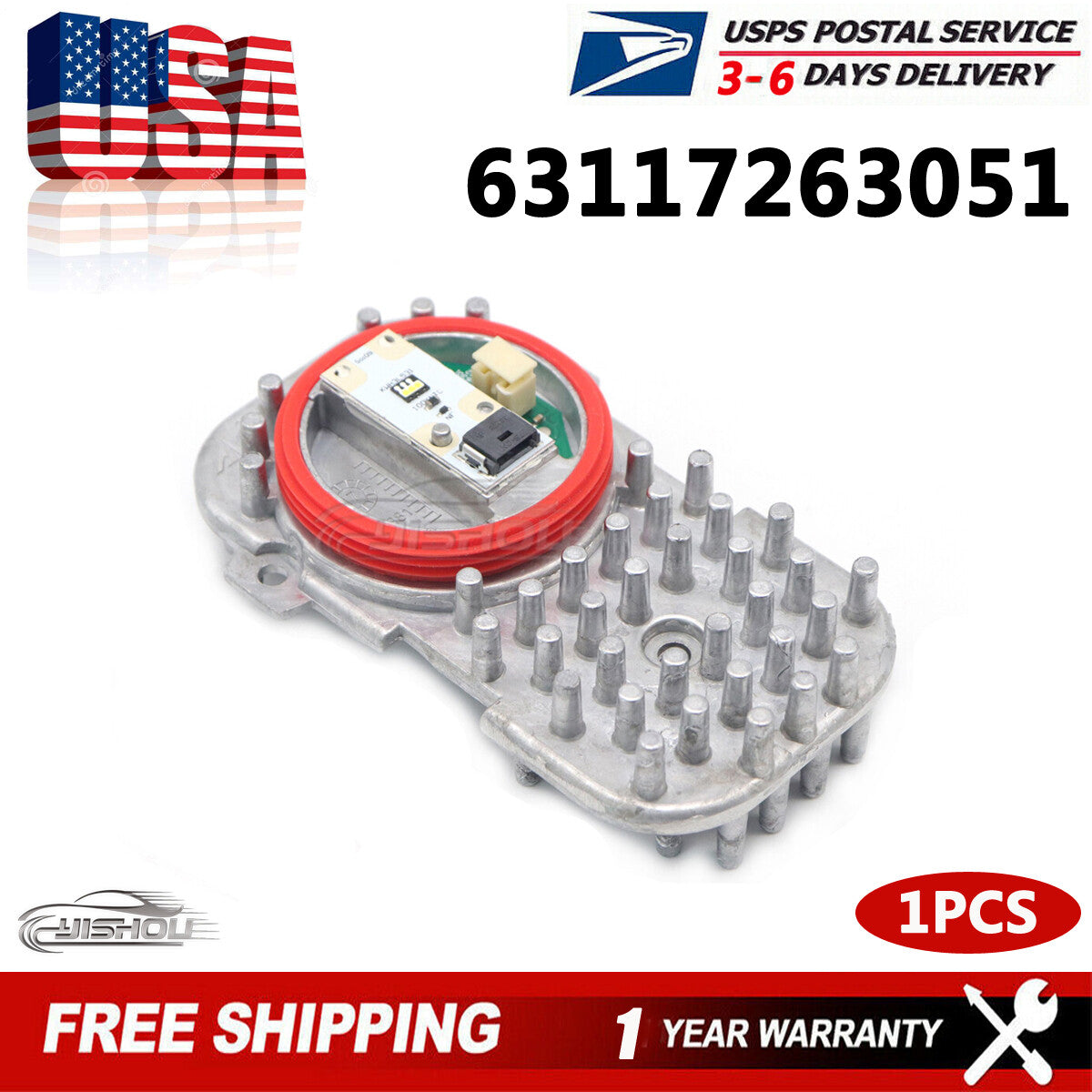 Daytime Running Light LED Module 63117263051 for BMW 3 4 6 Series X3 X5 X6