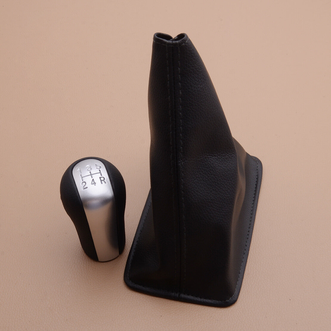 Speed Gear Stick Shift Knob with Gaiter Boot Frame Fit for Corolla RAV4 v