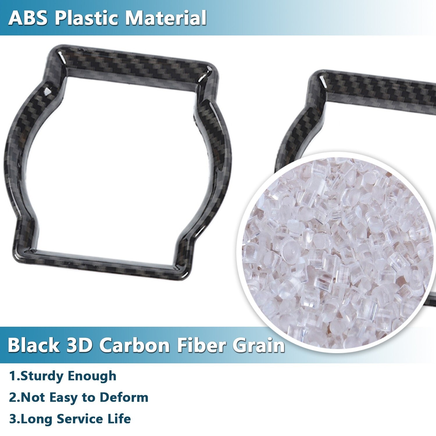 Carbon Fiber Rear Water Cup Holder Trim for Dodge Nitro/ for Jeep Liberty 2007-2012