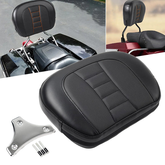 New Passenger Sissy Bar Backrest Pad Bracket For Touring Electra Street Glide