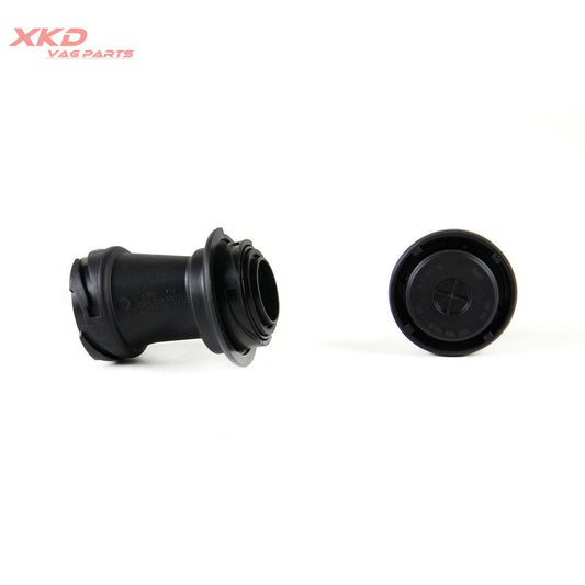 Enigne oil neck and oil file cap are suitable for VW for Golf , for Jetta MK7, for Audi A3, for A4 , for A5 , Q7 Q