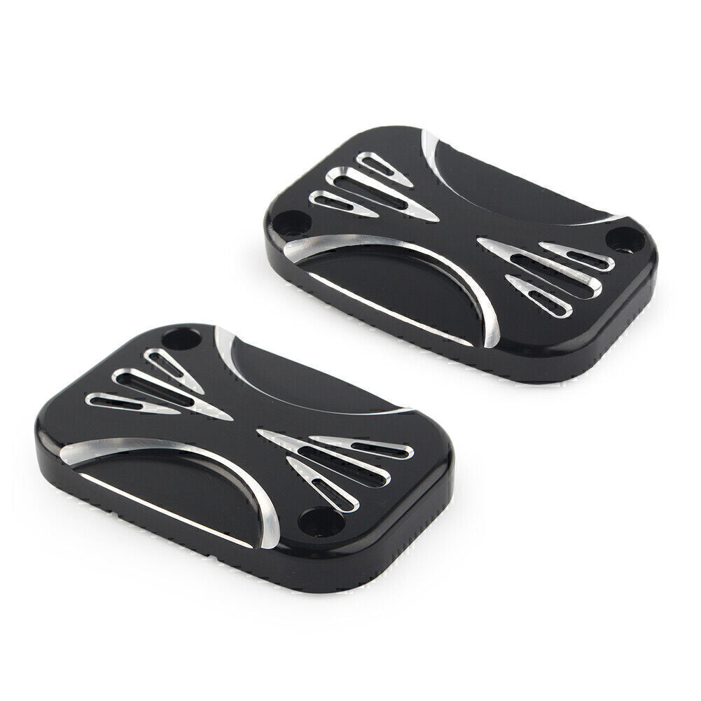 1x Brake Master Cylinder Cover Fluid Cap for Harley Electra Road Glide Street