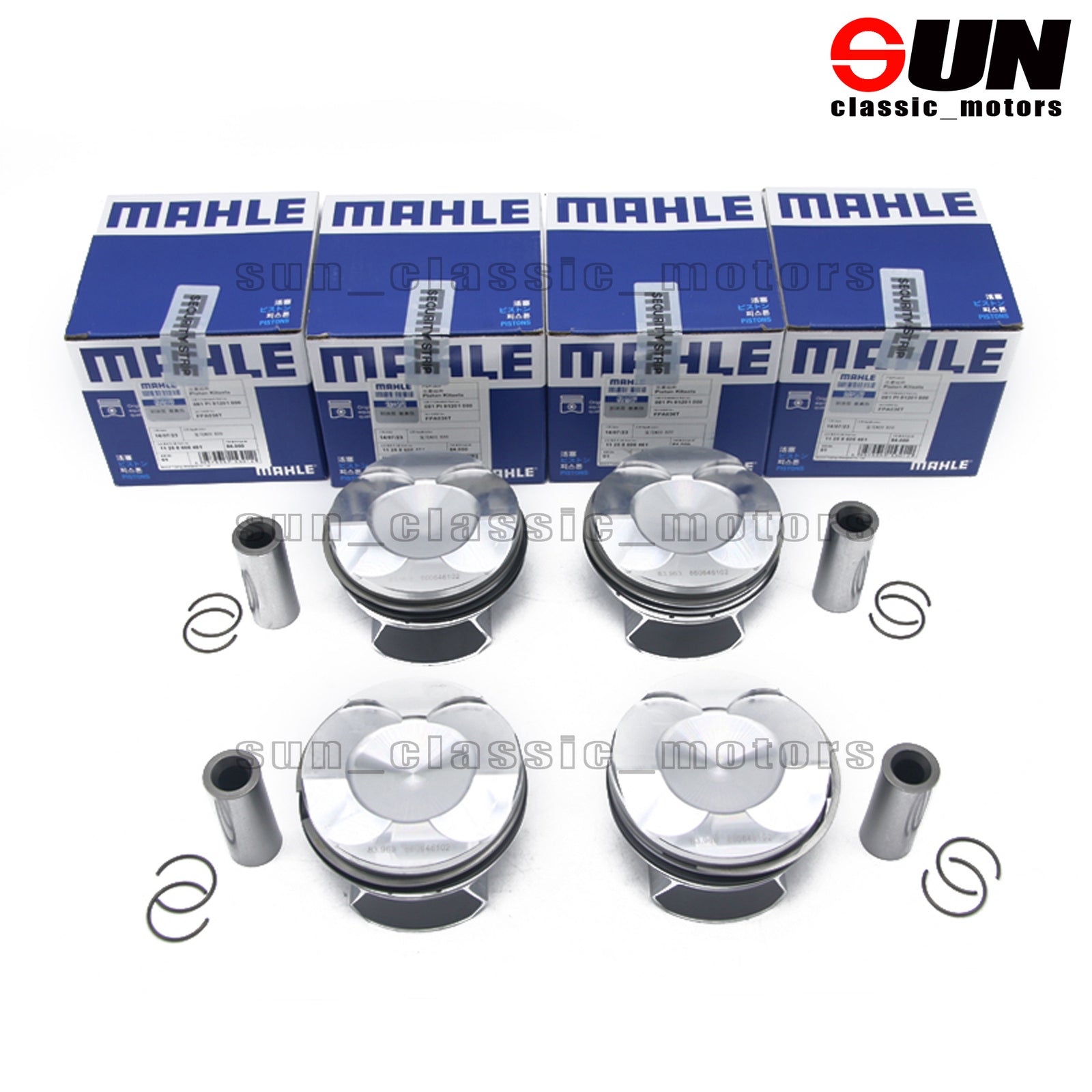 10x Pistons Rings Set STD Piston 92mm compatible with M5 M6 E60 E64 B50 5.0 V10 1103