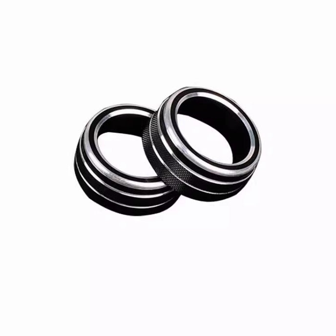 Black Console Air Condition Adjust knob Ring Cover for Corolla 2019-2024 v