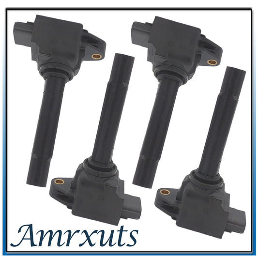 4-piece ignition coil set PE7W-18-100, suitable for Mazda CX-5 2013-2014 2.0L and for Mazda 6 2015 2.5L. n