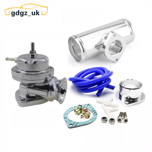Universal Billet Aluminum Type-RS BOV Turbo Blow Off Valve with 2.5 Flange Pipe