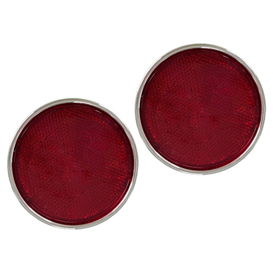 2X Reflector Warning Light Lamp Fits for Land Cruiser FJ25 FJ40 FJ55 1958-1973 Q