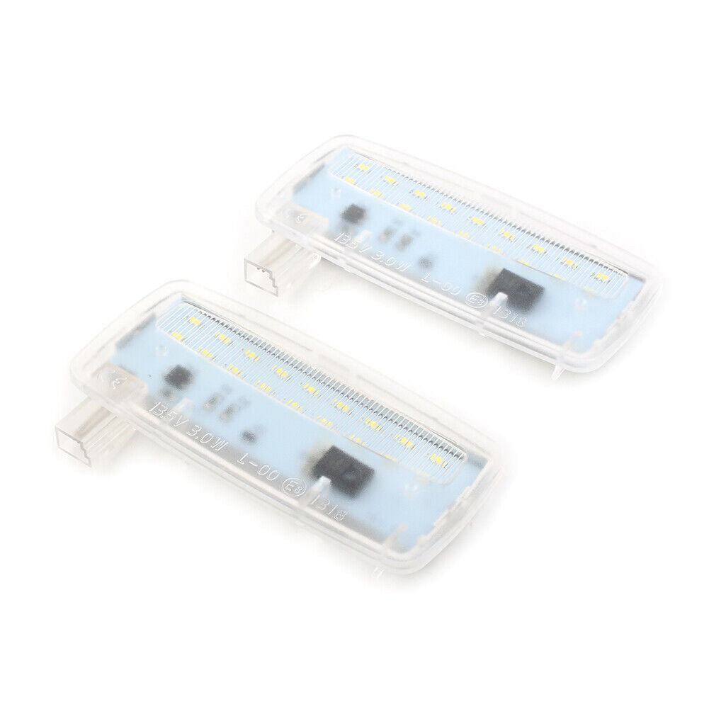 2x Error Free LED SMD Vanity Mirror Visor Light Fit for BMW E88 E93 LCI for Rolls-Royce