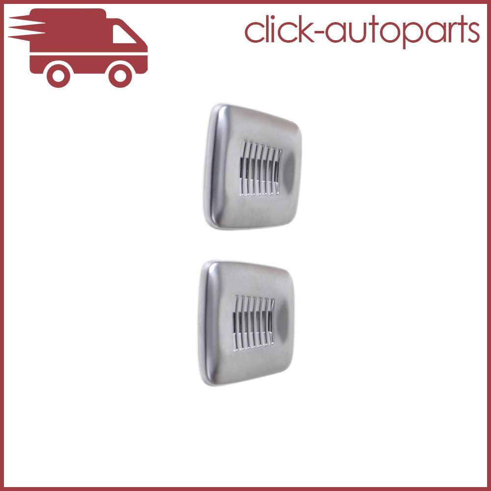 Pair Interior Roof Dome Microphone Cover Trim Chrome for BMW F25 X3 4 5 6 Series Q