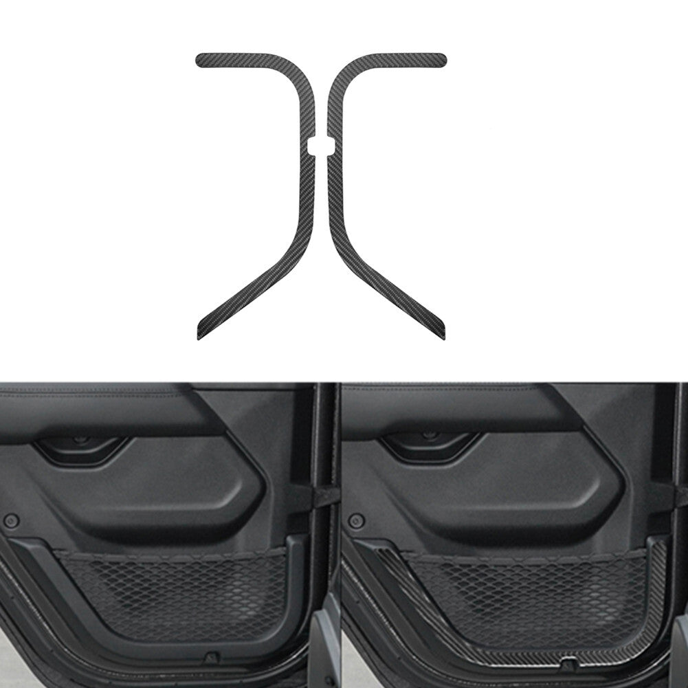 Carbon Fiber Door Storage Bag Frame for Jeep for Wrangler JL 2018+ Gladiator 2020+