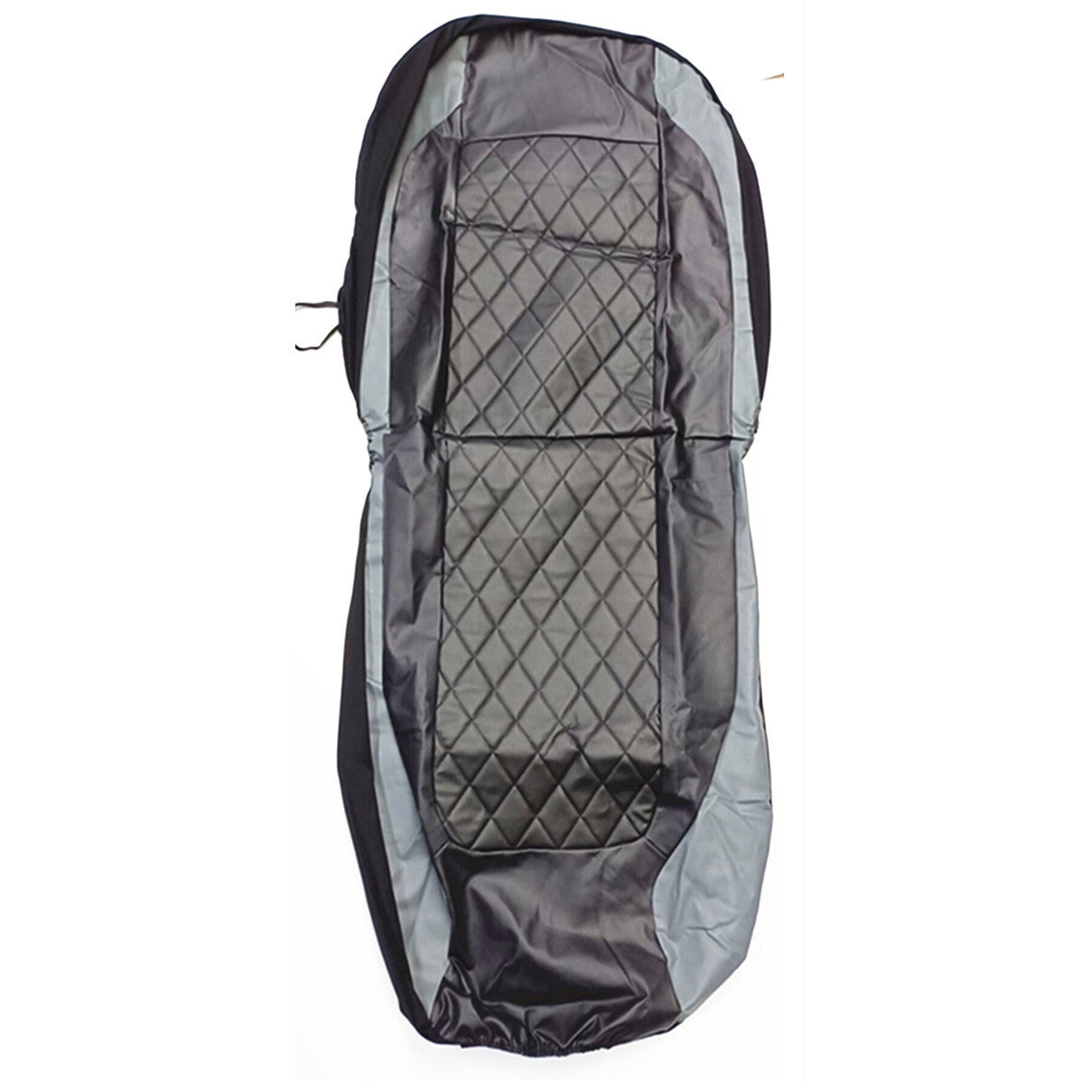 Front for Seat Covers Set Black/Gray Truck SUV Van Car for Seat Covers Protector