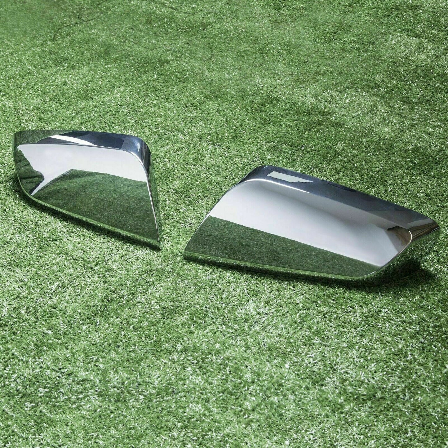 for Chevy Impala 2014-2020 Chrome Triple Mirror Covers Clip On Replacement Trims v