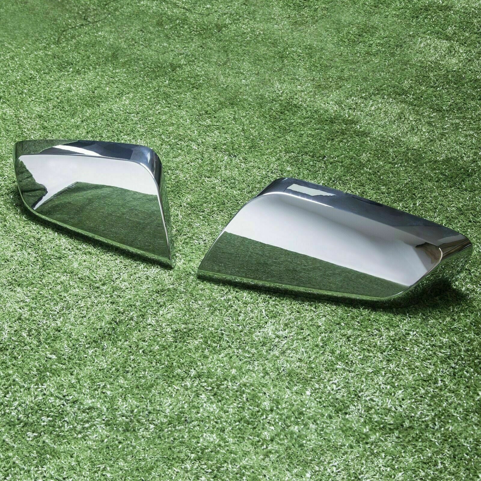 for Chevy Impala 2014-2020 Chrome Triple Mirror Covers Clip On Replacement Trims v