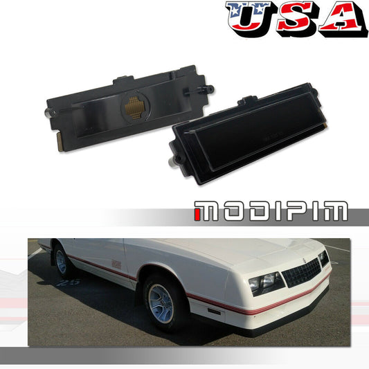 Front Fender Side Marker Light Lens L + R Kit for 1981 - 88 for Monte Carlo - v