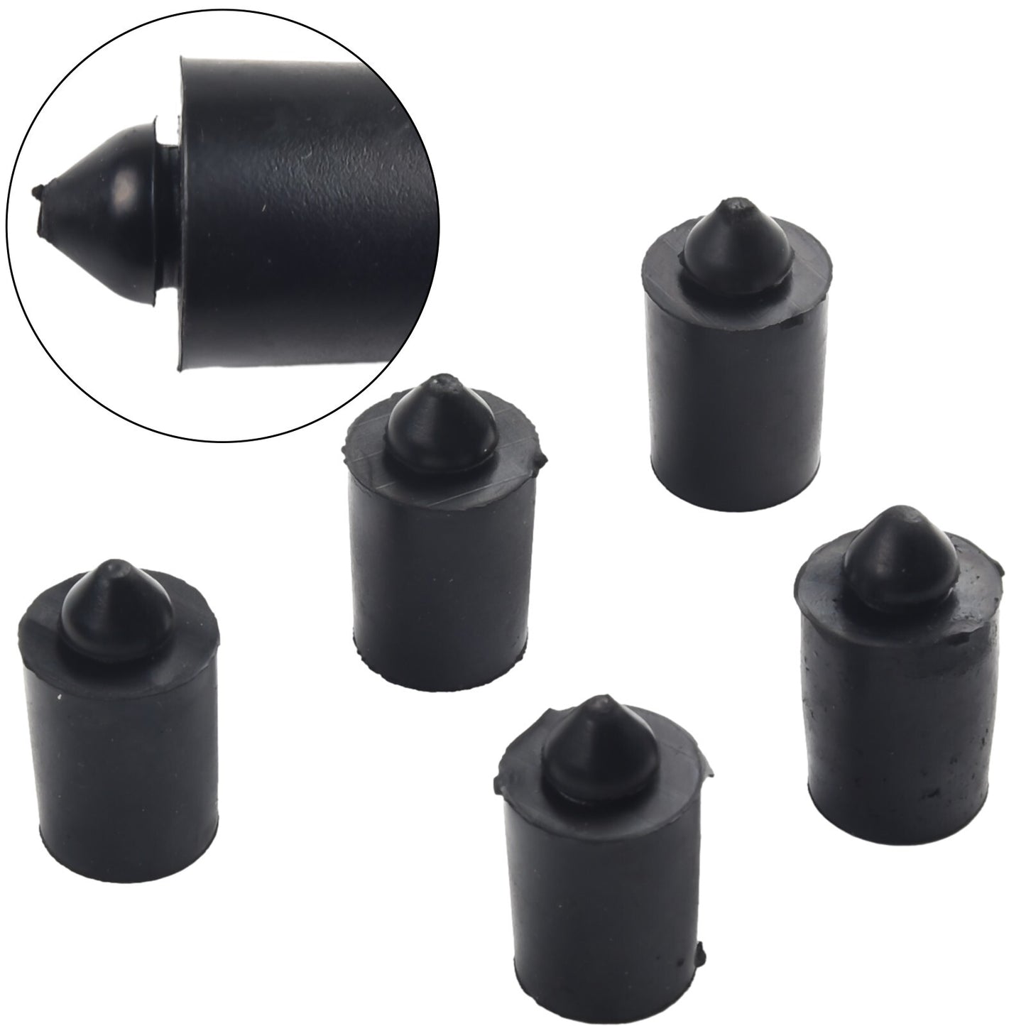 5-Piece Car Trunk Lid Protector Rubber Buffer Cover Anti-collision Buffer Suitable for Nissan (UK)