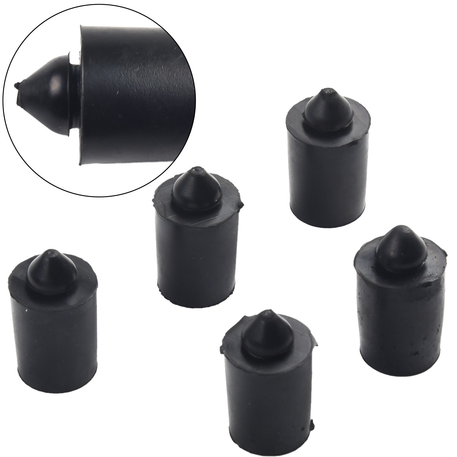 5-Piece Car Trunk Lid Protector Rubber Buffer Cover Anti-collision Buffer Suitable for Nissan (UK)