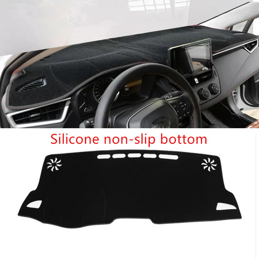 Black Dashboard Dash Mat DashMat Sun Cover for Corolla Cross 2022-2024 v