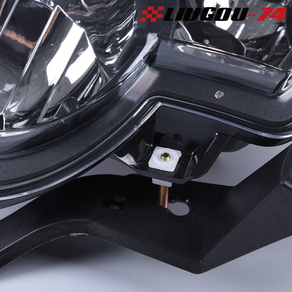 Left and right fog lights with cladding fit for 02-06 Avalanche 1500 2500 v