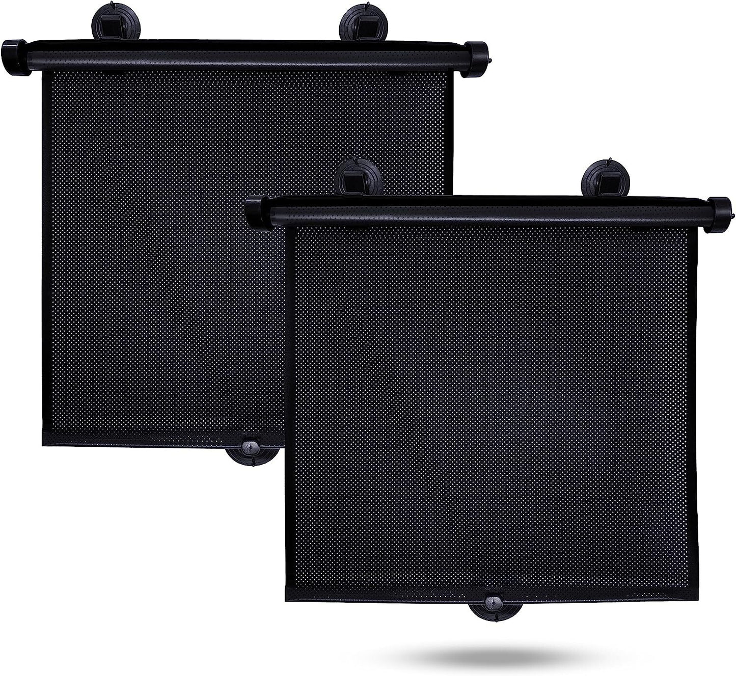 Retractable 2X Car Side Window Sunshade and Rear Window UV Protection Film for Babies and Children n