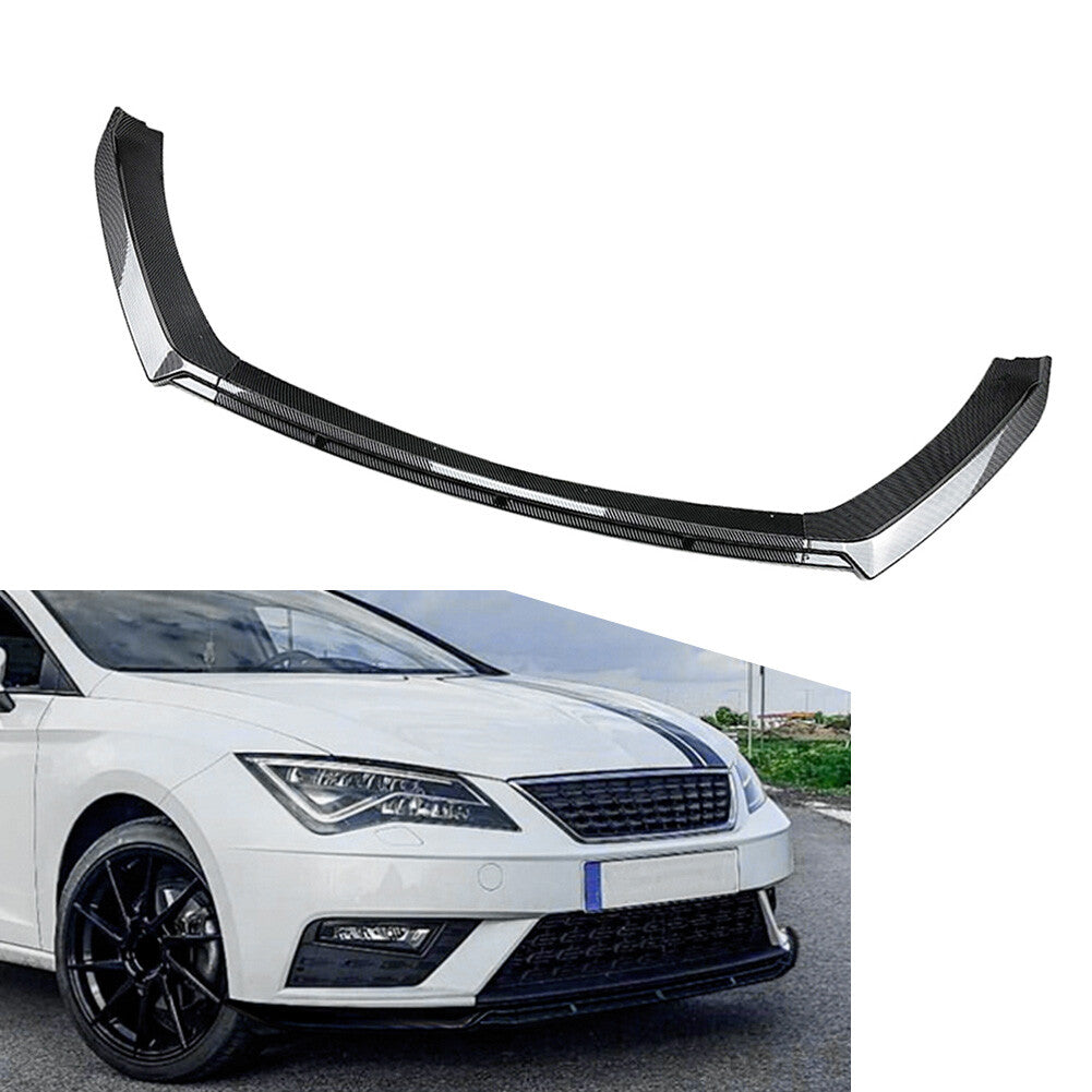 Car Front Bumper Spoiler Lip FIT for Seat Leon MK3.5 Standard Version 2017-2020