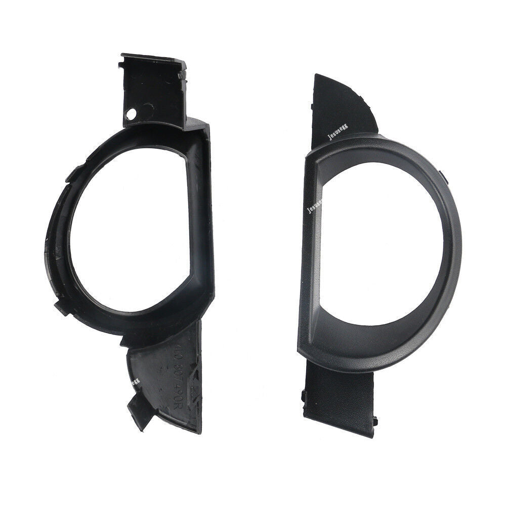 Pair Front Bumper Fog Light Lamp Grille Cover Trim Fit for Audi Q7 2007-2009 2X
