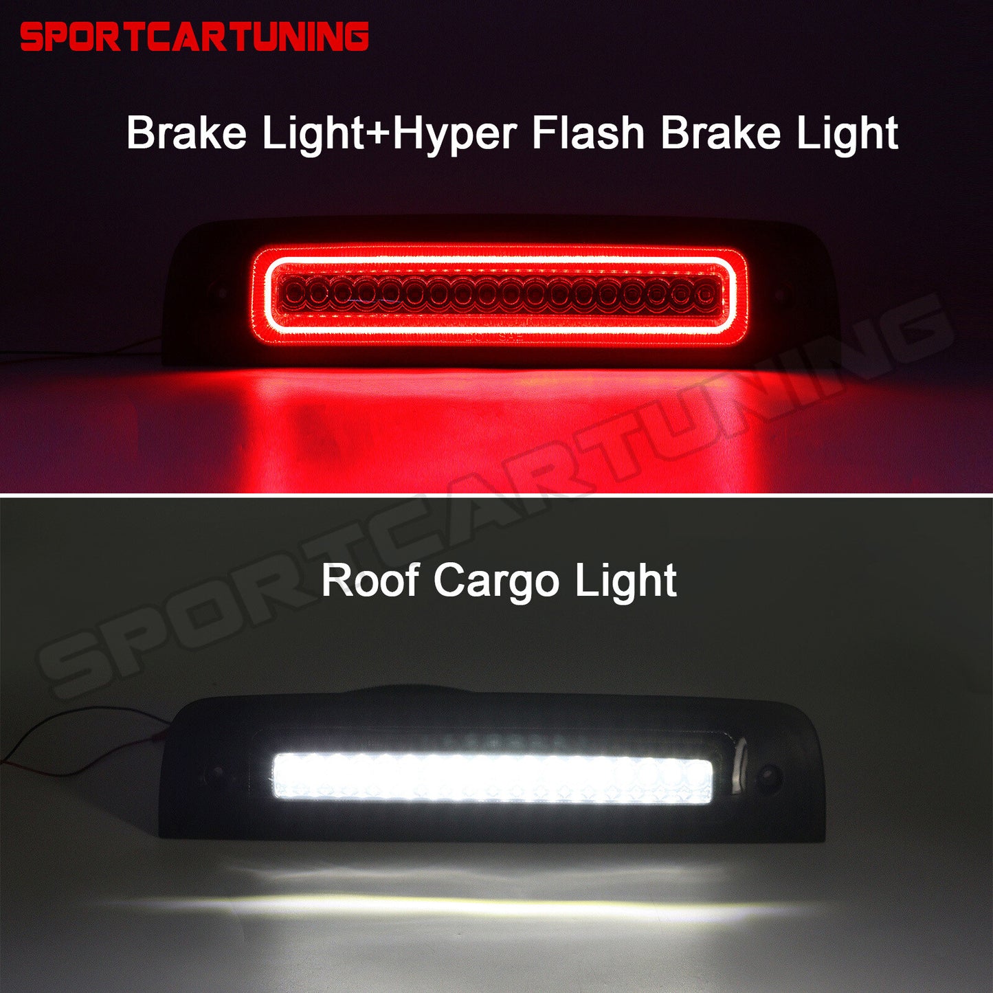 Smoke Full LED 3rd Third Brake 2009 - 2018 for Ram 1500 2500 3500 Q