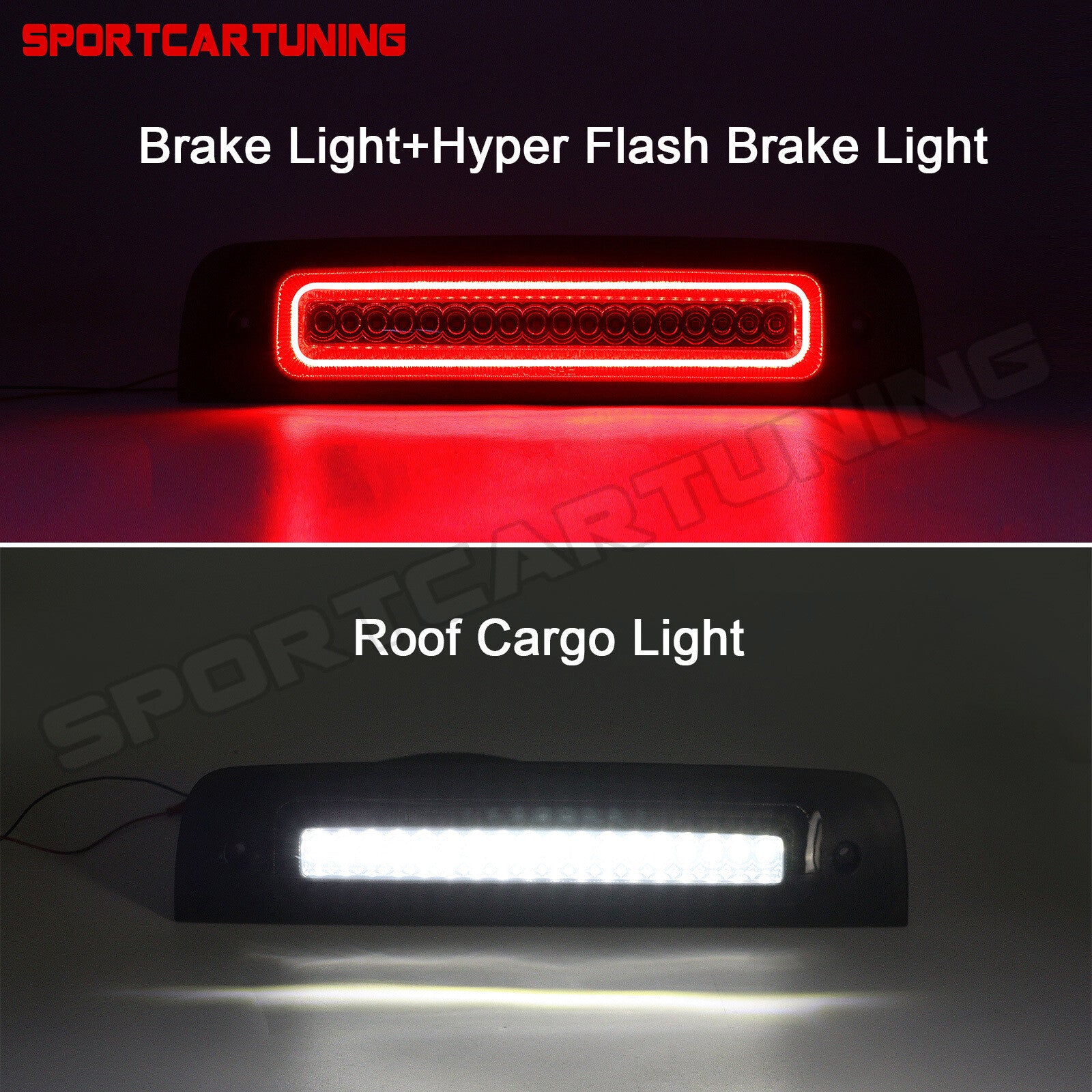 Smoke Full LED 3rd Third Brake 2009 - 2018 for Ram 1500 2500 3500 Q