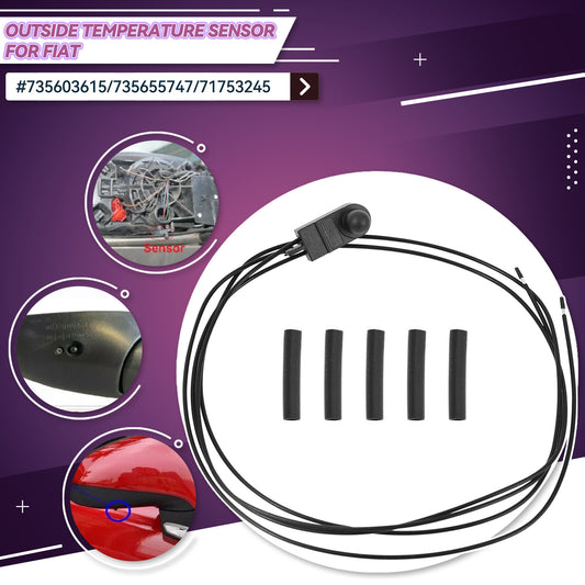 for Ford KA for Fiat 500 External Air Temperature/Ambient Sensor Underneath Mirror