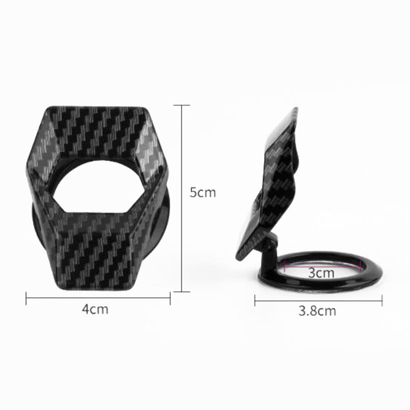 Car Ignition Switch Protective Cover Start Button Decorate Trim Long-lasting Set v