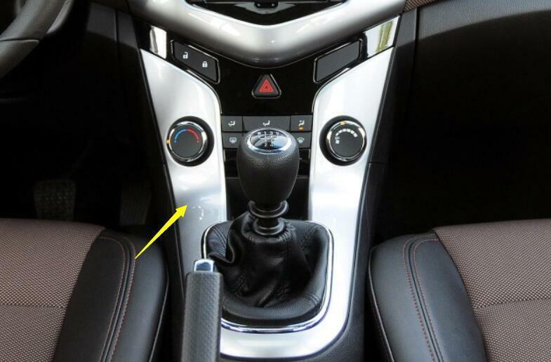 for Chevrolet for Cruze Mt 10-15 Glossy Red Central Console Gear Shift Panel Trim