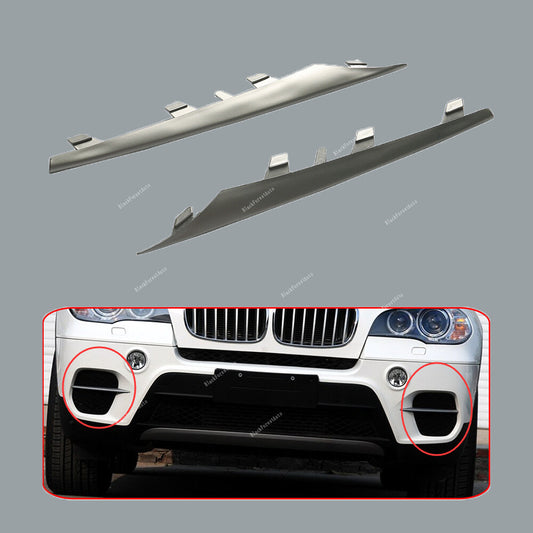 Front LHRH Side Bumper Grille Cover Chrome Trim Fit for BMW for X5 E70 2011-2014 Q