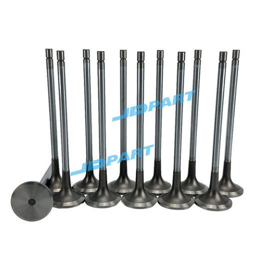 12 QSK19 exhaust valves 3090371 and 3804891 are suitable for excavator engine parts.
