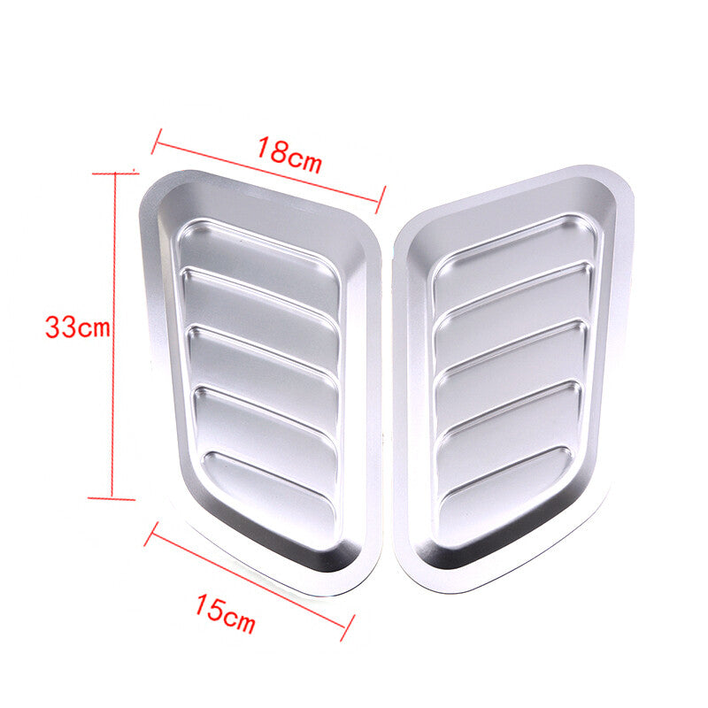General Motors air intake spoon turbine cap ventilation cover mudguard silver - n