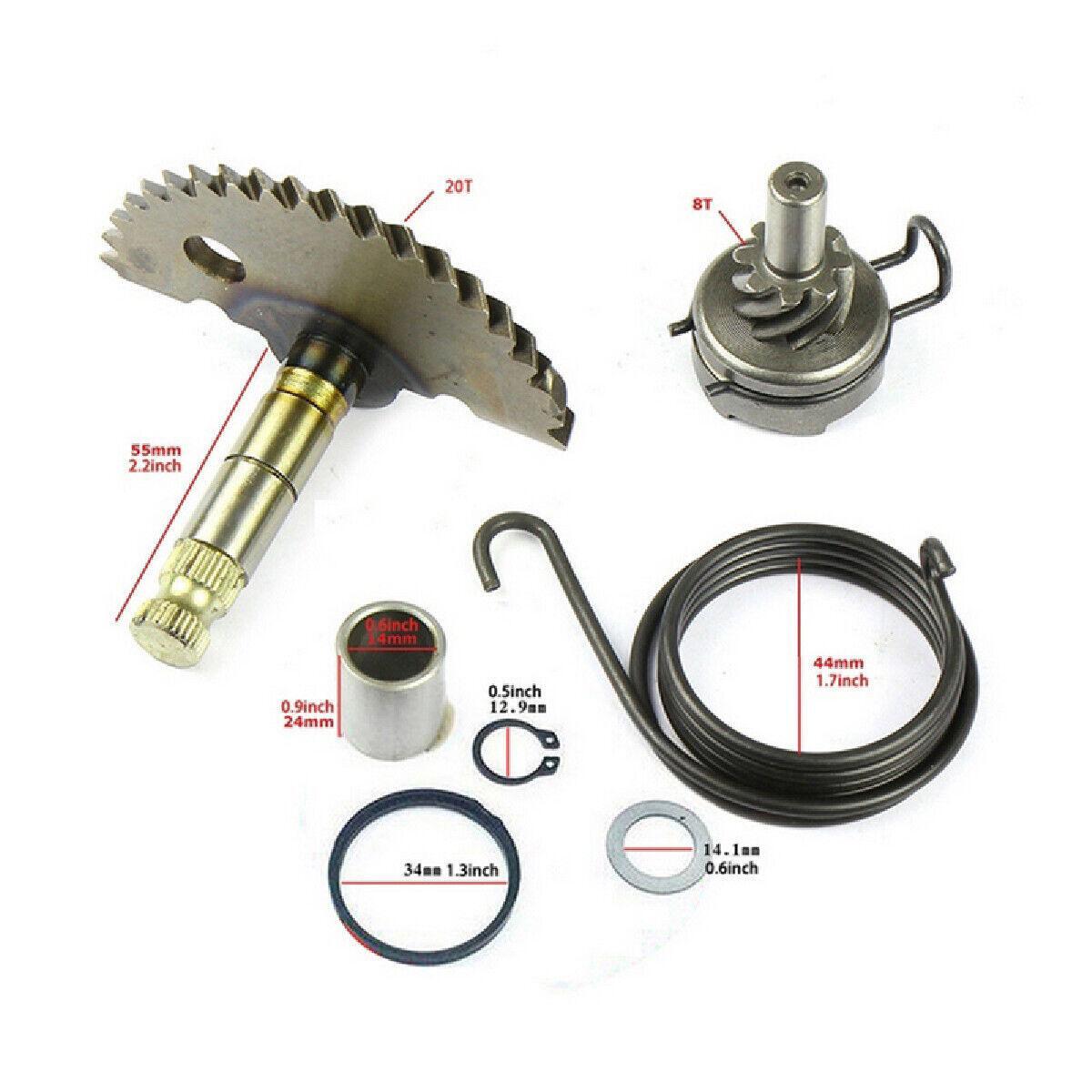 Steel kick lever gear starter kit for GY6 50CC 60CC 80CC 90CC n