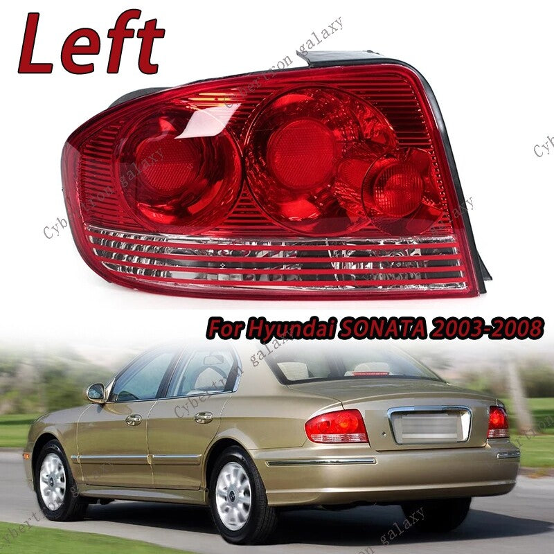 Rear Bumper Tail Light Brake Lamp Without Bulb Left for Hyundai SONATA 2003-2008