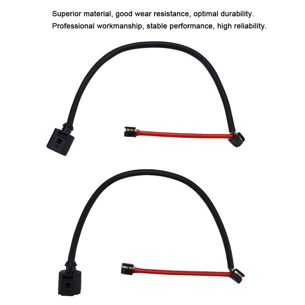 2Pcs Front Brake Pad Wear Sensor Electronic Wear Sensor Replacement 7L0907637