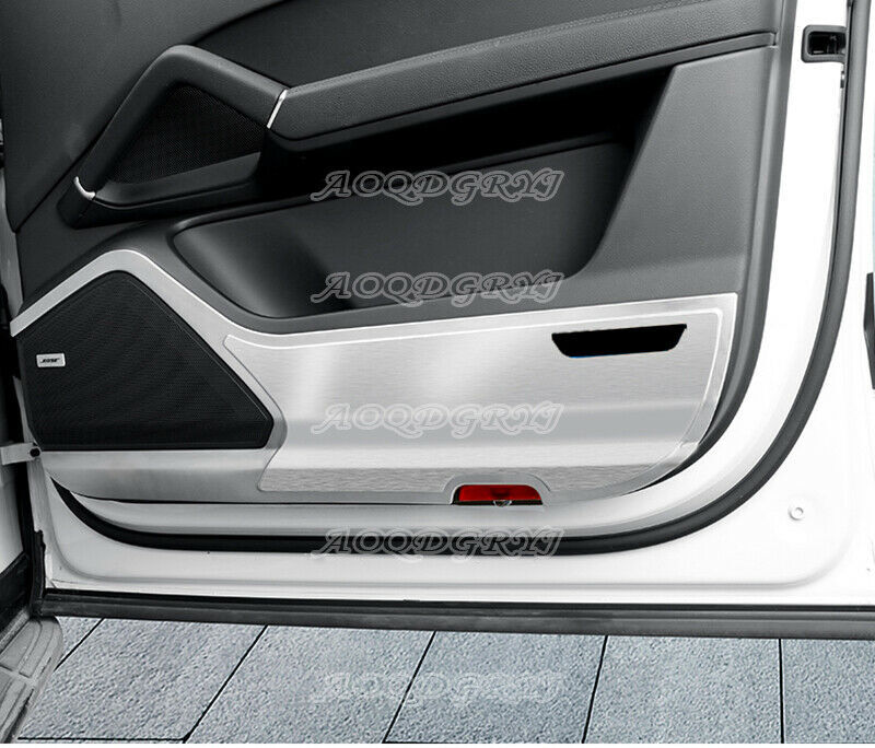 Stainless Interior Door Anti-Kick Pad Panel Cover for Porsche for Cayenne 2019-2023