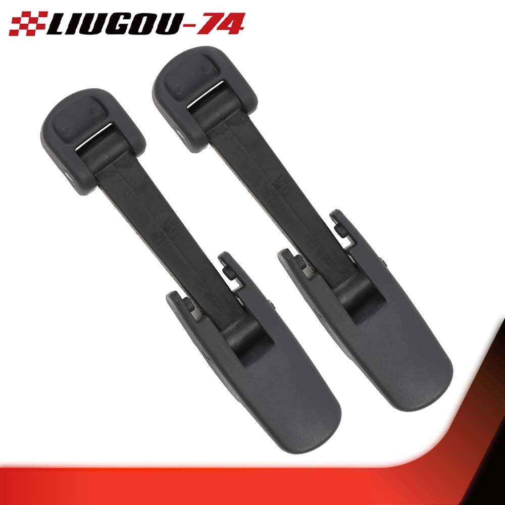 2 Pack Fits 2003 - 2009 for Hummer H2 for Kodiak for GMC TopKick Black Hooded Latch Brand New - v