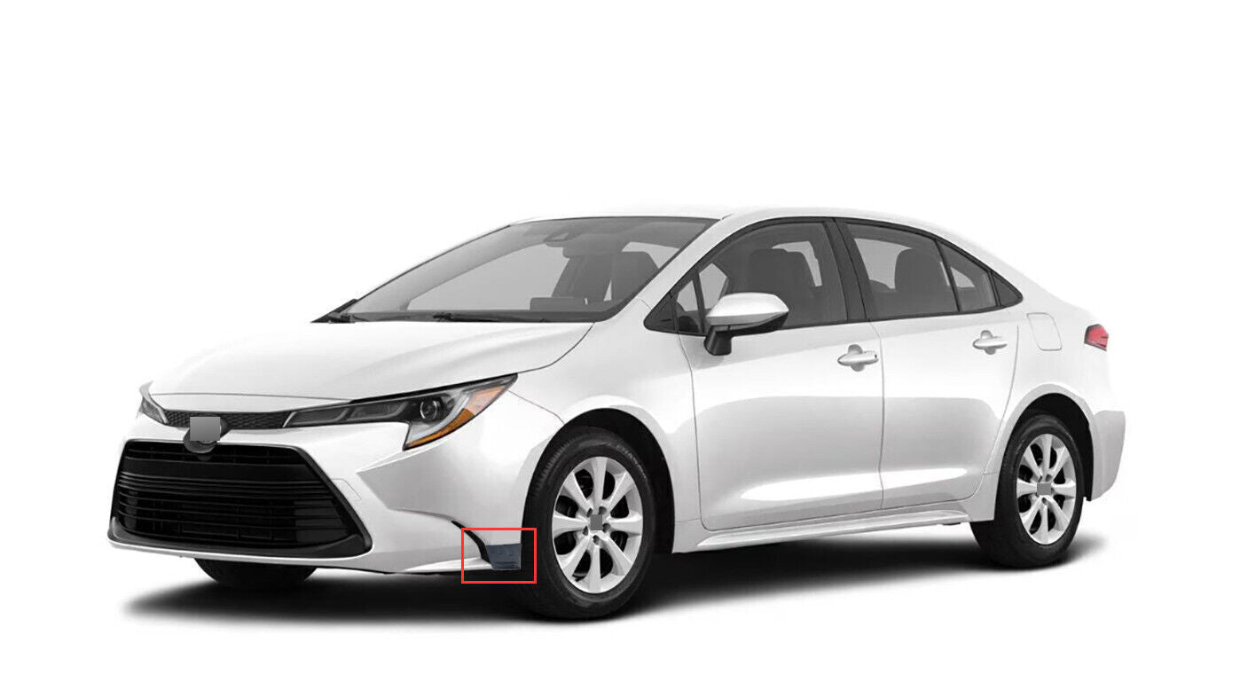 for Toyota for Corolla 20-2024 Carbon Fiber Front Bumper Side Anti-Scratch Cover 2P