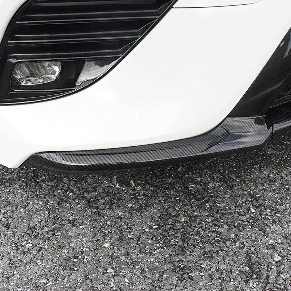 for Mazda 3 Axela 2014-2018 Matte Black Rear Window Quarter Louver Cover Trim v